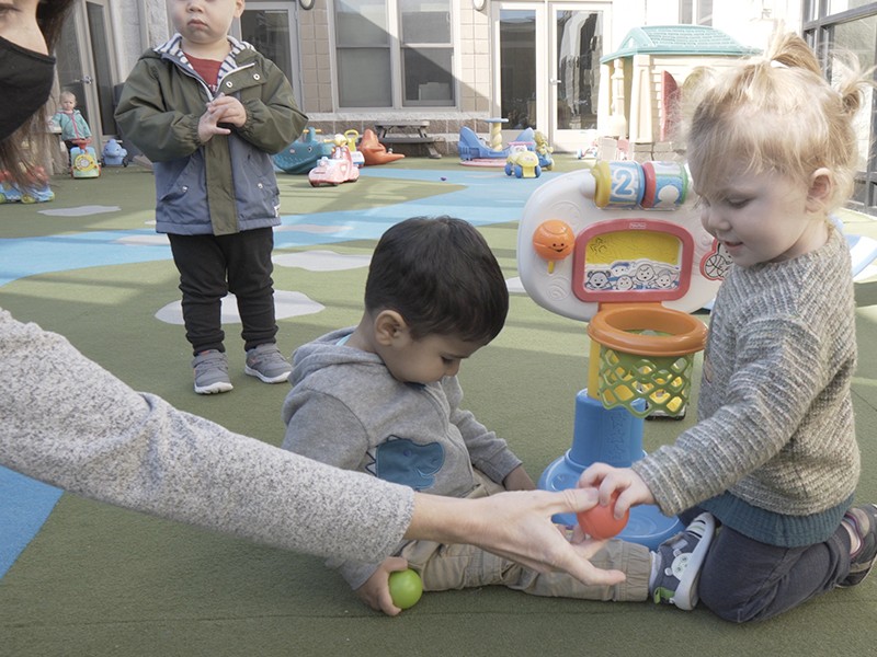 Toddler activities at Grace ECC in Westerville, Ohio