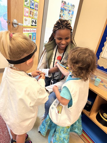 Toddler classroom at Grace Early Childhood Center
