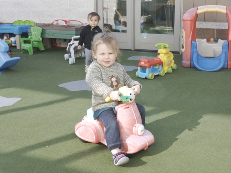 Toddler learning at Grace Early Childhood Center